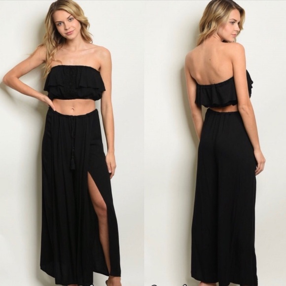 Pants - 🌺Top & Slit Front Pants Set🌺